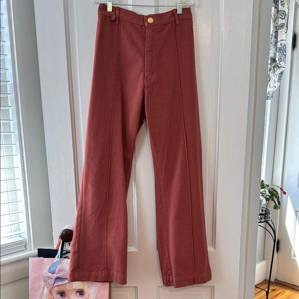 Big Bud Press Western Pants in Clay Red